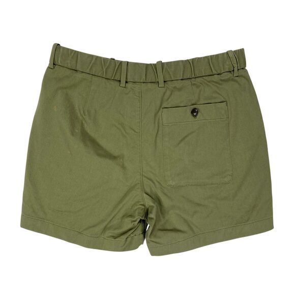Everlane Uniform Utility Shorts Sz S Olive Green Elastic Waist Stretchy Summer - Picture 5 of 14